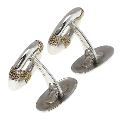 TIFFANY&Co. Circle cuffs Silver 18K Yellow Goldmens [Used]