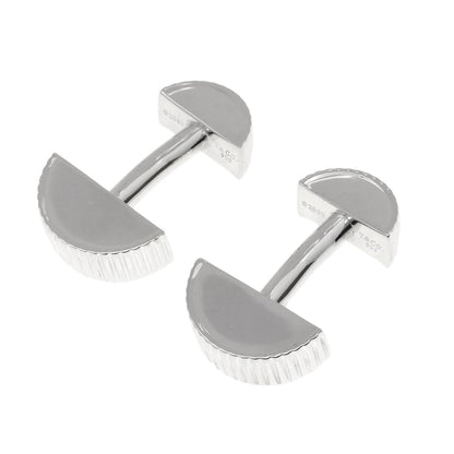 TIFFANY&Co. Coin edge cuffs Silver mens [Used]