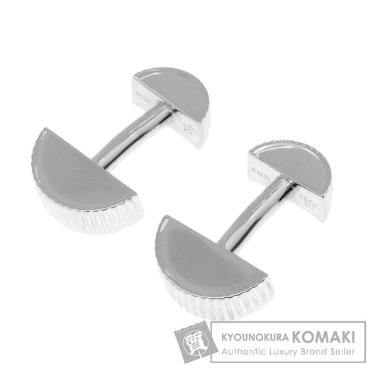 TIFFANY&Co. Coin edge cuffs Silver mens [Used]