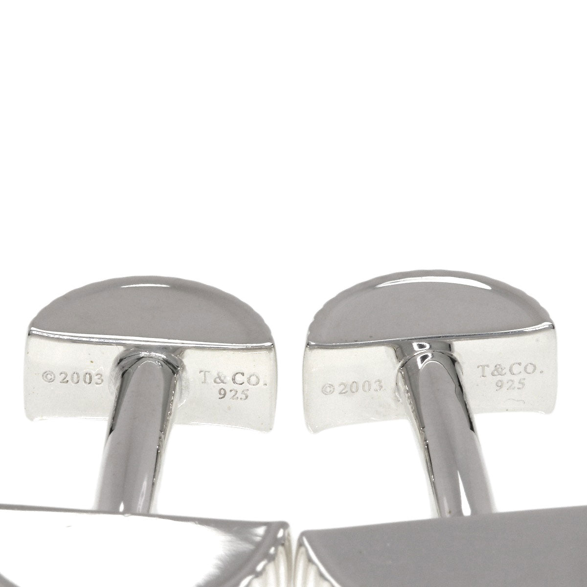 TIFFANY&Co. Coin edge cuffs Silver mens [Used]