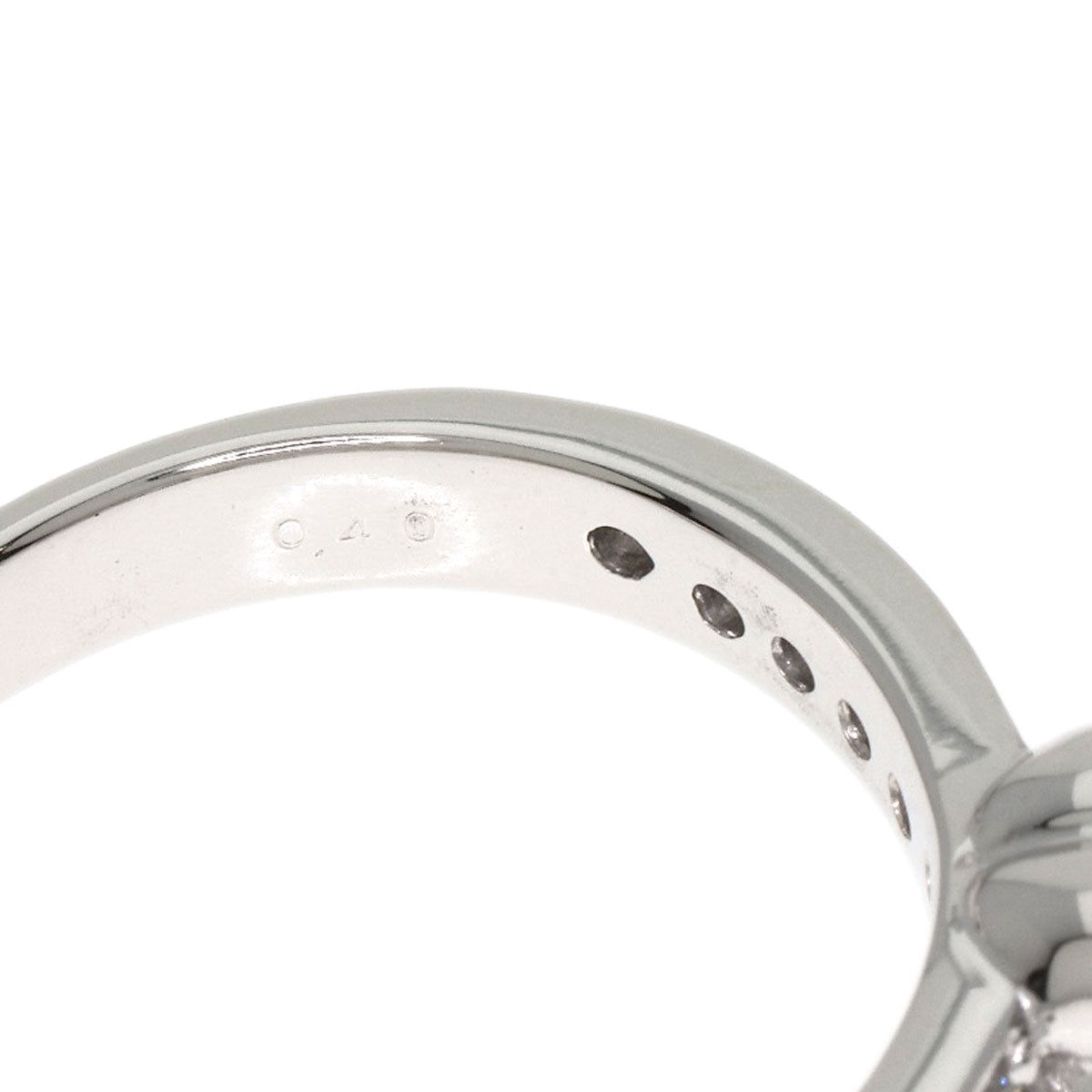 Ponte Vecchio Flower Diamond Ring K18 White Gold Ladies [Used]