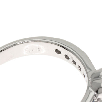 Ponte Vecchio Flower Diamond Ring K18 White Gold Ladies [Used]