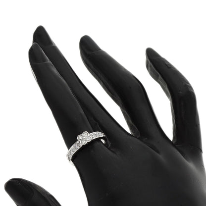 Ponte Vecchio Flower Diamond Ring K18 White Gold Ladies [Used]