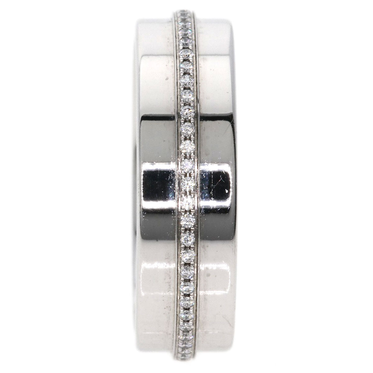 TIFFANY&Co. T TWO Diamond Ring K18 White Gold Ladies [Used]