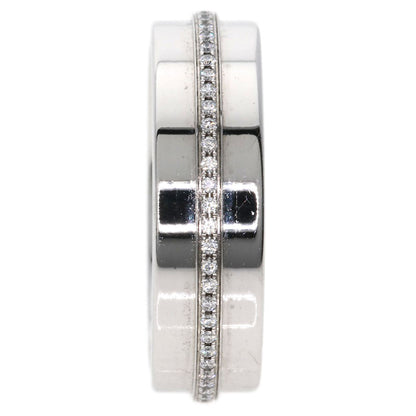 TIFFANY&Co. T TWO Diamond Ring K18 White Gold Ladies [Used]