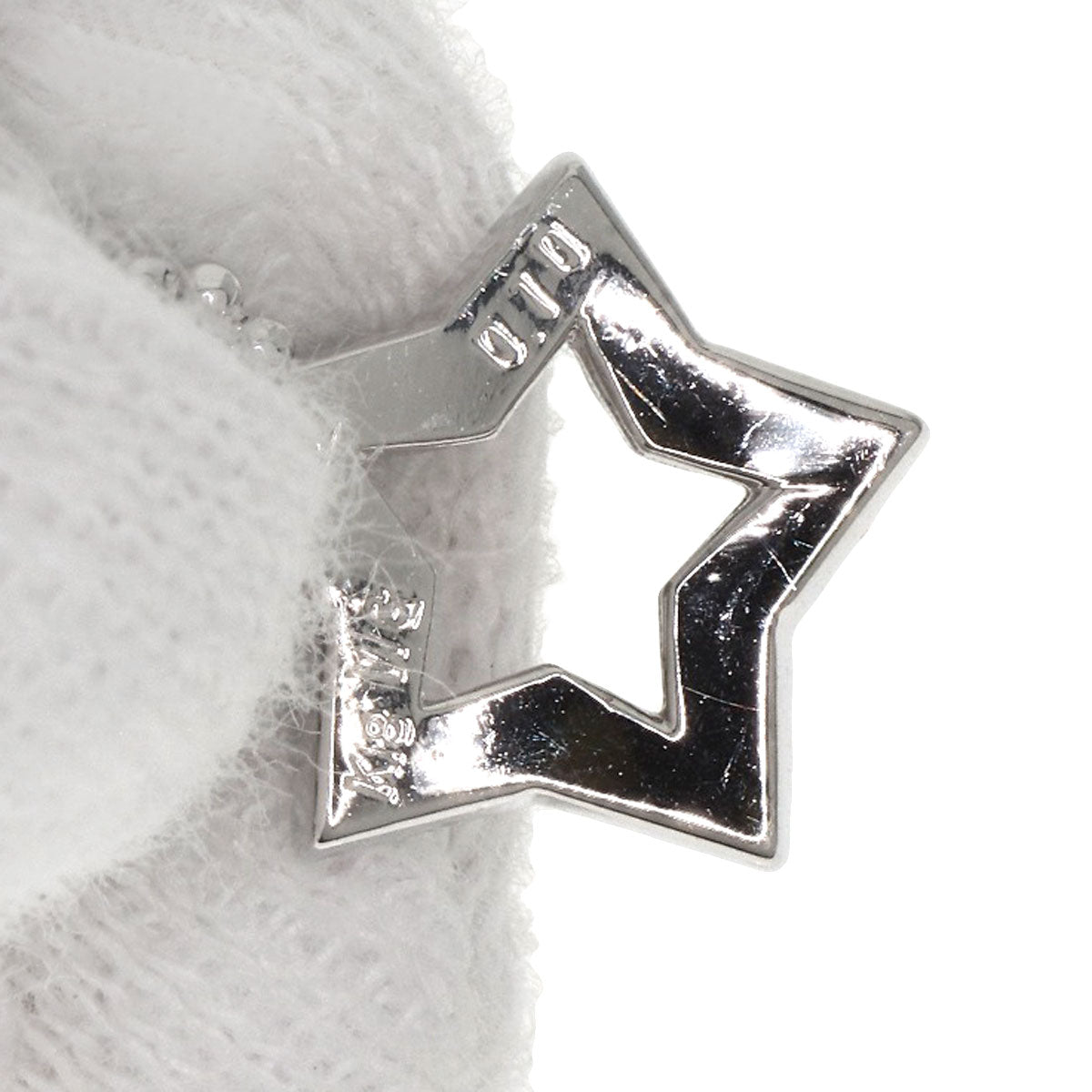 Ponte Vecchio   Star diamond Necklace  K18 White Gold Ladies [Used]