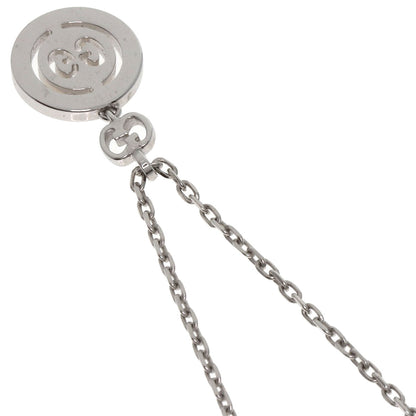 GUCCI Icon Twirl Diamond Necklace K18 White Gold Ladies [Used]