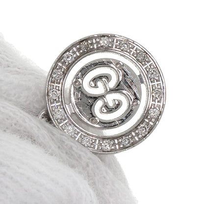 GUCCI Icon Twirl Diamond Necklace K18 White Gold Ladies [Used]