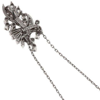 MIKIMOTO Diamond Necklace K18 White Gold K14WGLadies [Used]
