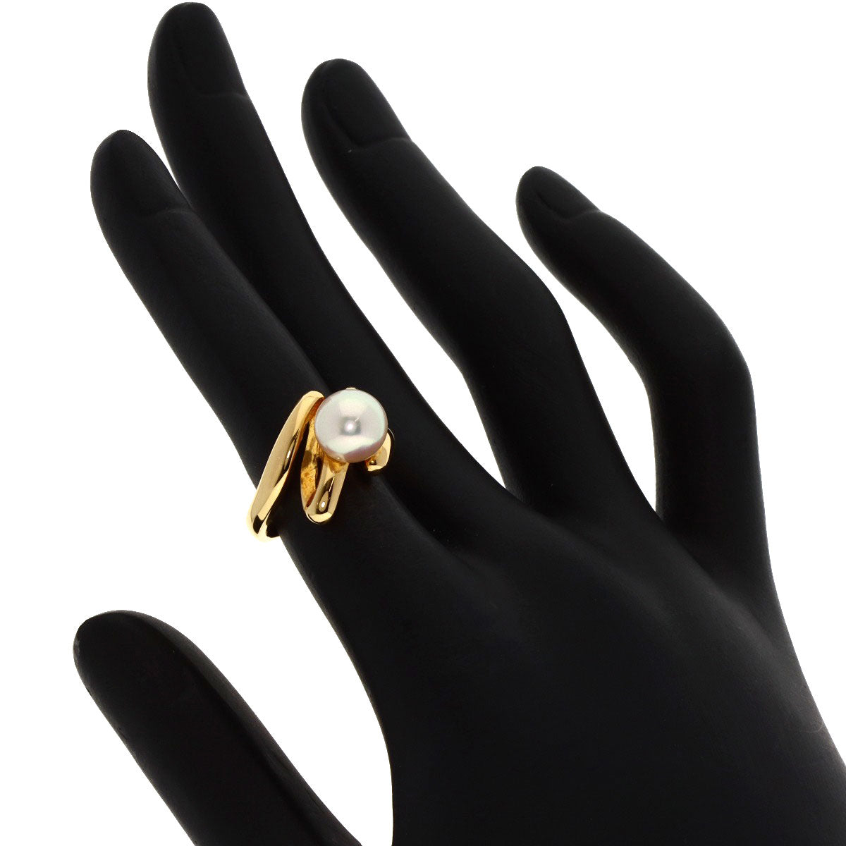 TASAKI Akoya pearl Pearl Ring K18 Yellow Gold Ladies [Used]