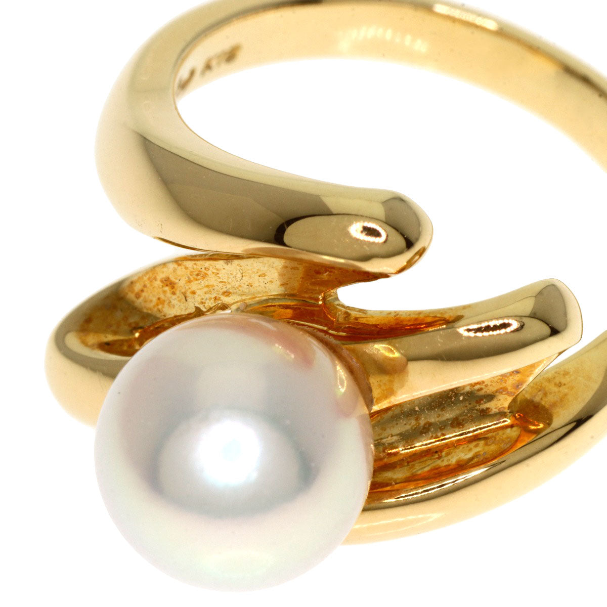TASAKI Akoya pearl Pearl Ring K18 Yellow Gold Ladies [Used]