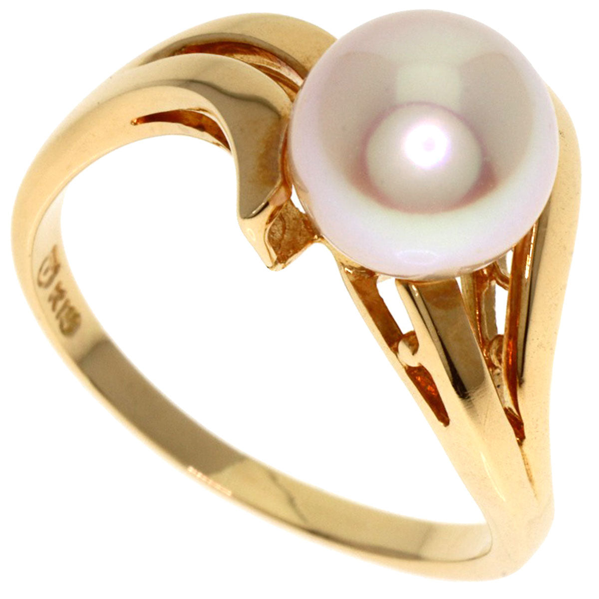 TASAKI Pearl Pearl Ring K18 Yellow Gold Ladies [Used]