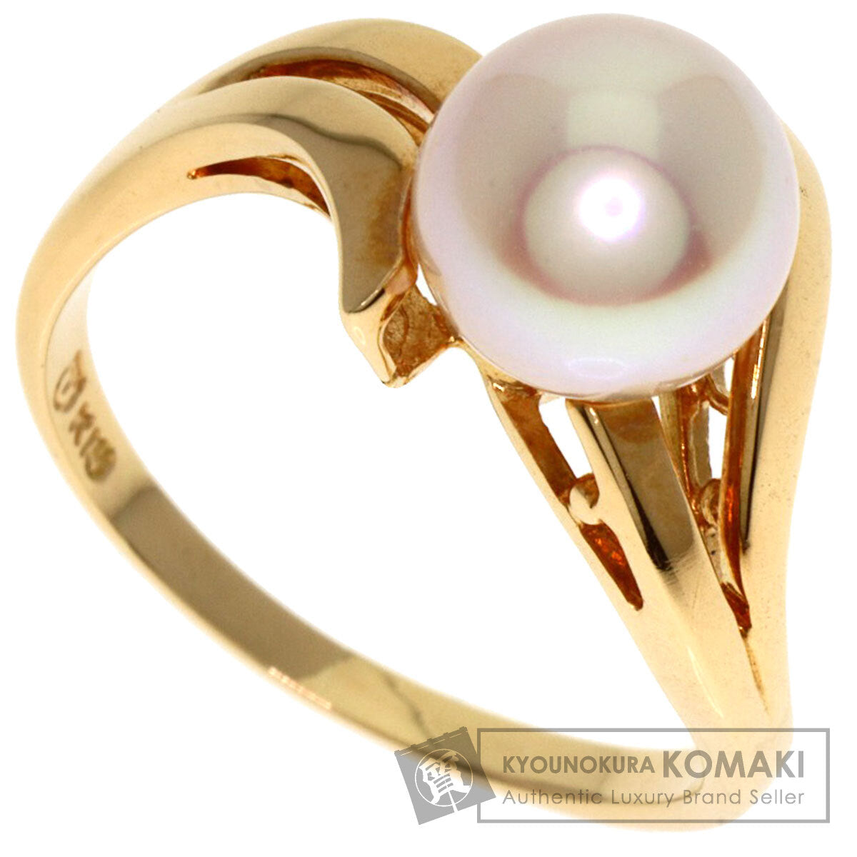 TASAKI Pearl Pearl Ring K18 Yellow Gold Ladies [Used]