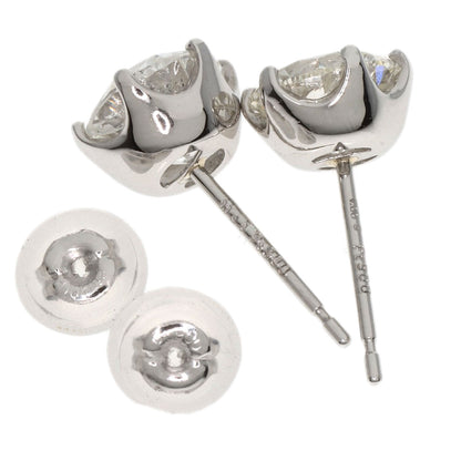 1.003ct Diamond studs earring Platinum PT900 1.7g　Ladies