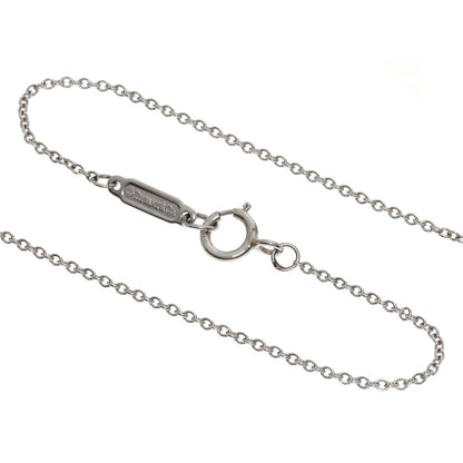 TIFFANY&Co. East West Diamond Necklace Platinum PT950 Ladies [Used]