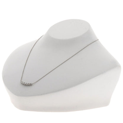 TIFFANY&Co. East West Diamond Necklace Platinum PT950 Ladies [Used]