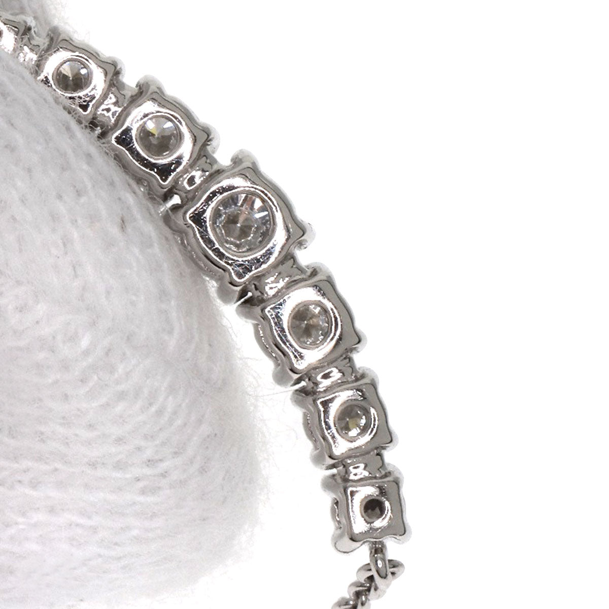 TIFFANY&Co. East West Diamond Necklace Platinum PT950 Ladies [Used]