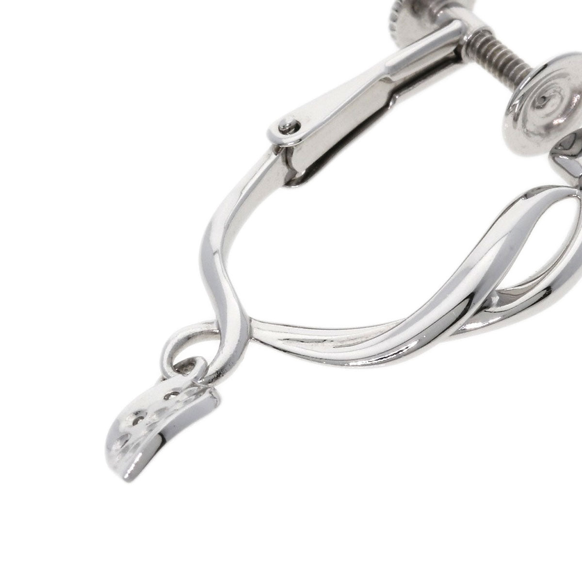 Jeunet Diamond Earring K18 White Gold K14WGLadies [Used]