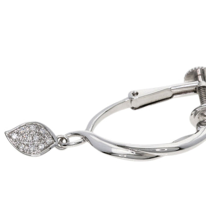 Jeunet Diamond Earring K18 White Gold K14WGLadies [Used]