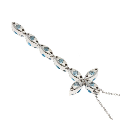 PASQUALE BRUNI Blue Topaz Necklace K18 White Gold Ladies [Used]