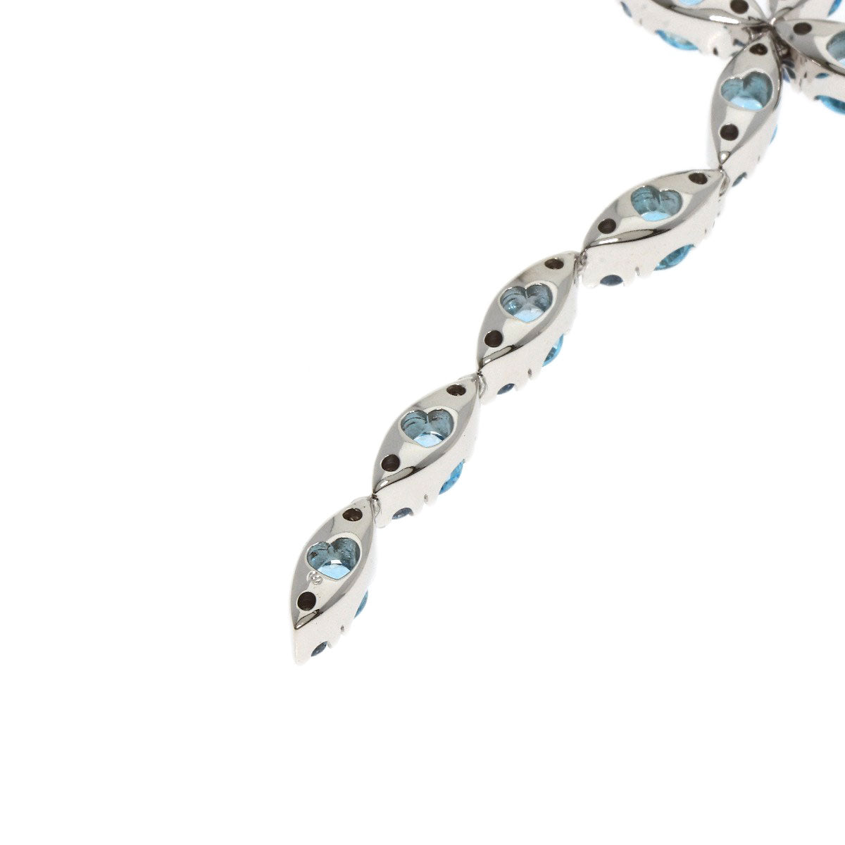 PASQUALE BRUNI Blue Topaz Necklace K18 White Gold Ladies [Used]