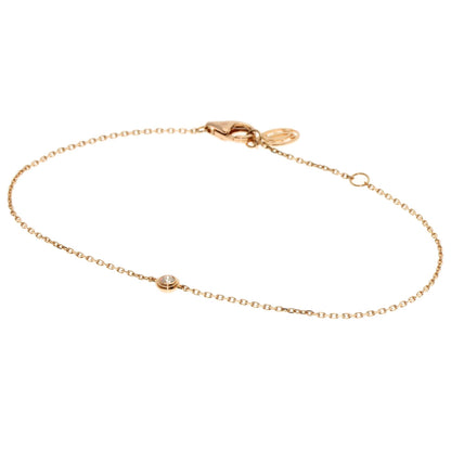 CARTIER Diamants Leger XS Diamond Bracelet K18 Pink Gold Ladies [Used]