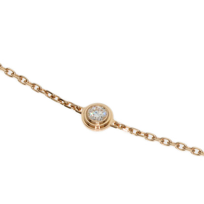 CARTIER Diamants Leger XS Diamond Bracelet K18 Pink Gold Ladies [Used]