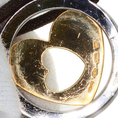BVLGARI Tond Heart Bracelet K18 Yellow Gold Stainless SteelLadies [Used]