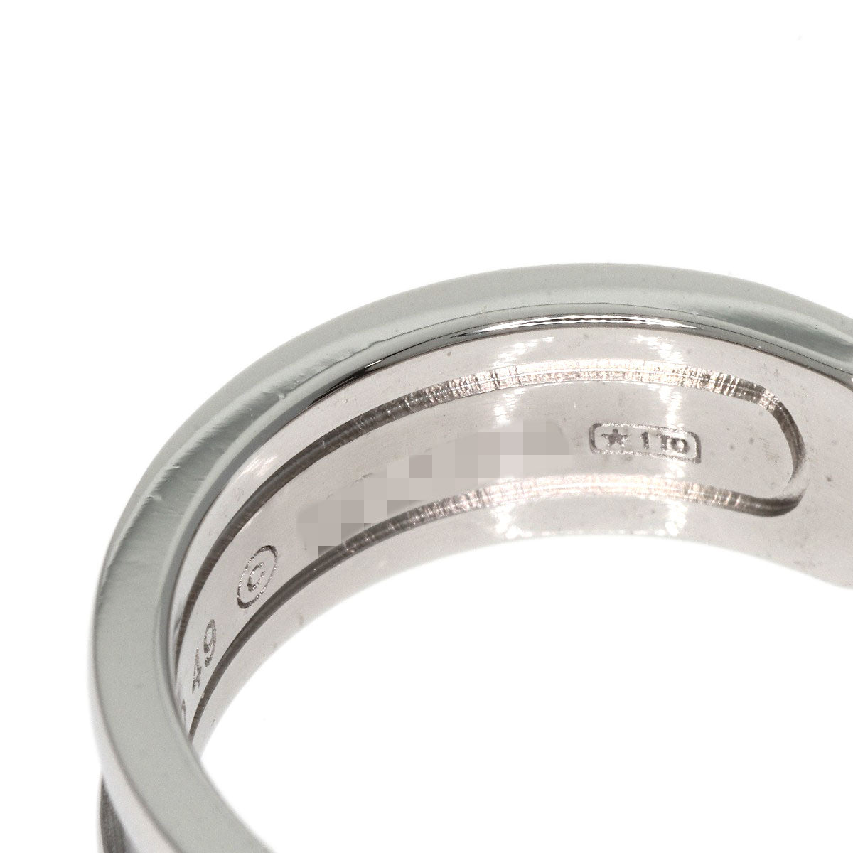 CARTIER C2 Diamond #49 Ring K18 White Gold Ladies [Used]