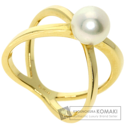 MIKIMOTO Pearl Pearl Ring K18 Yellow Gold Ladies [Used]