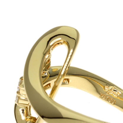 Jeunet Sapphire Diamond Ring K18 Yellow Gold Ladies [Used]