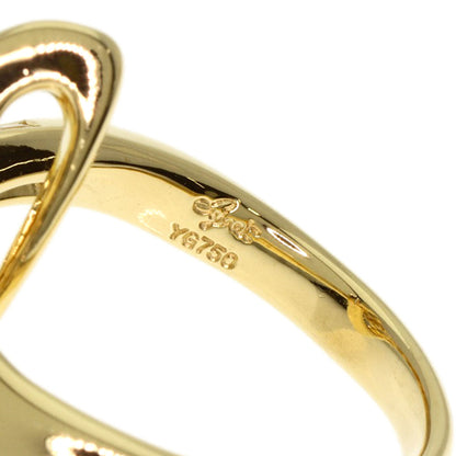 Jeunet Sapphire Diamond Ring K18 Yellow Gold Ladies [Used]