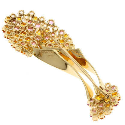 Jeunet sapphire Brooch K18 Yellow Gold Ladies [Used]