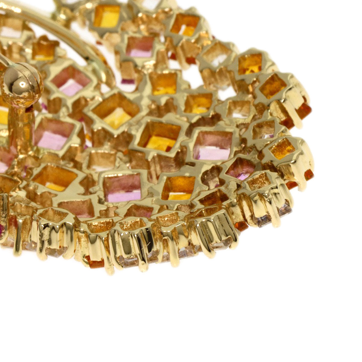 Jeunet sapphire Brooch K18 Yellow Gold Ladies [Used]