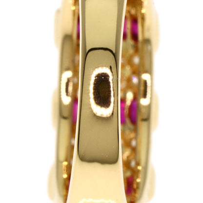 Queen   Ruby Diamond Ring  K18 Yellow Gold Ladies  [’†ŒÃ]