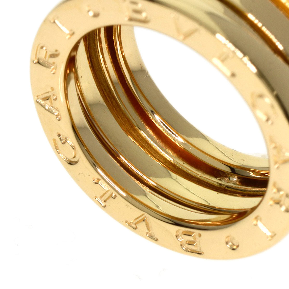 BVLGARI B.zero1 3 Band #47 Ring K18 Yellow Gold Ladies [Used]