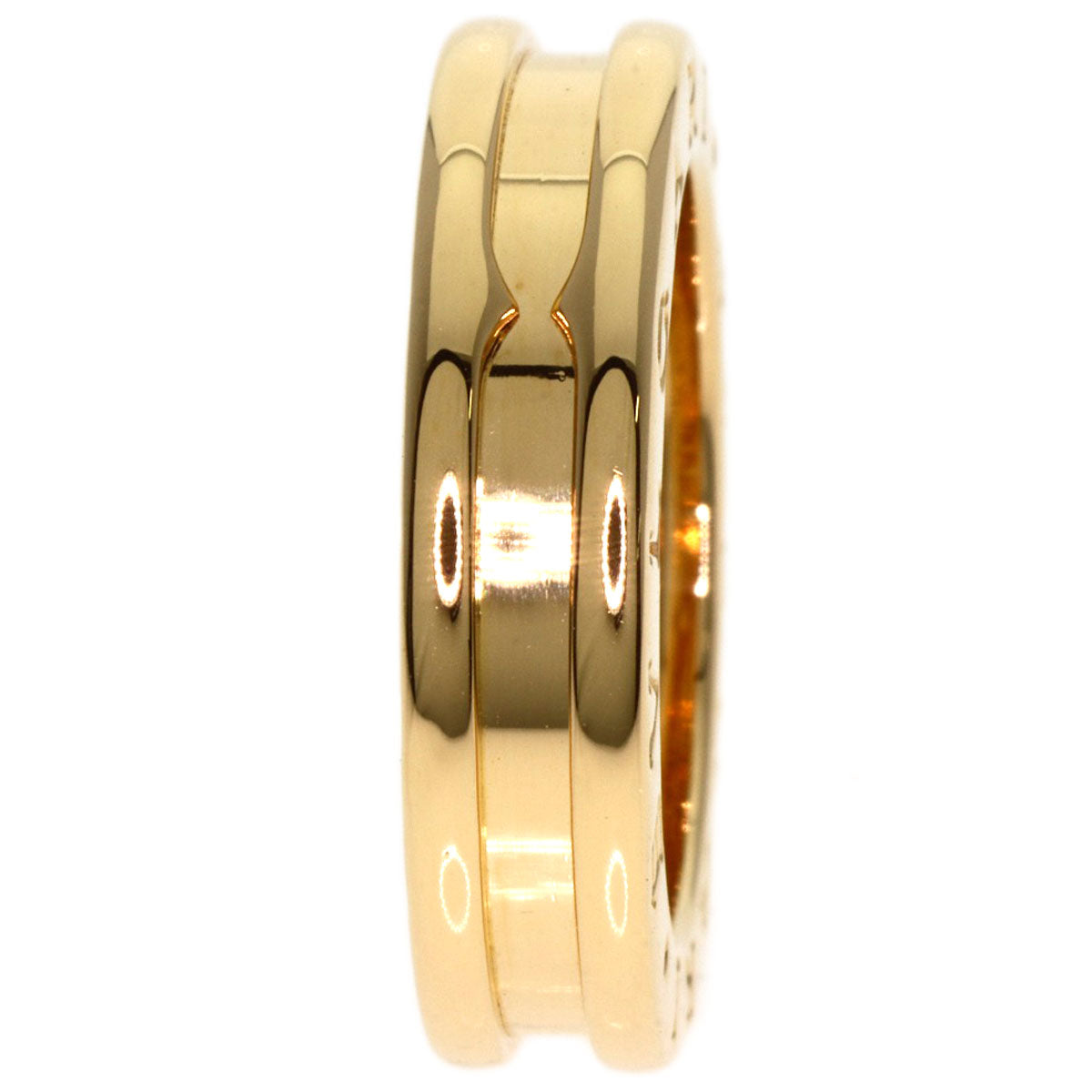 BVLGARI B.zero1 1 Band #47 Ring K18 Yellow Gold Ladies [Used]