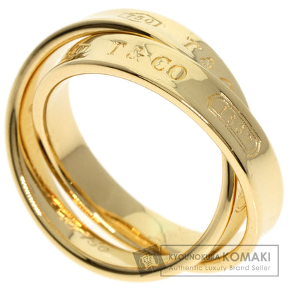 TIFFANY&Co.   Interlocking circle Ring  K18 Yellow Gold Ladies [Used]