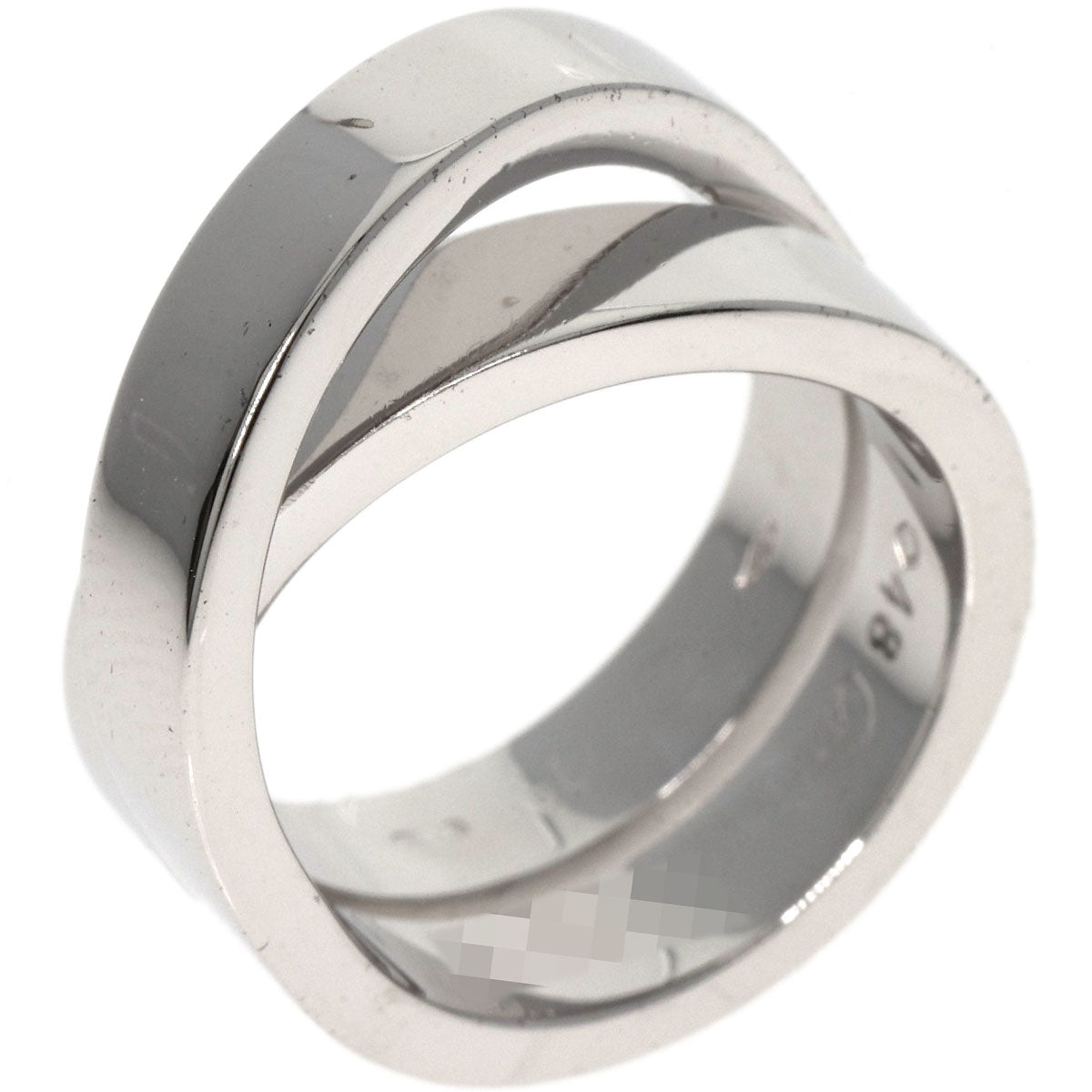 CARTIER Paris ring #48 Ring K18 White Gold Ladies [Used]