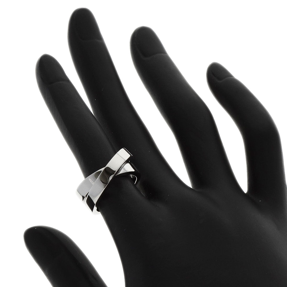 CARTIER Paris ring #48 Ring K18 White Gold Ladies [Used]