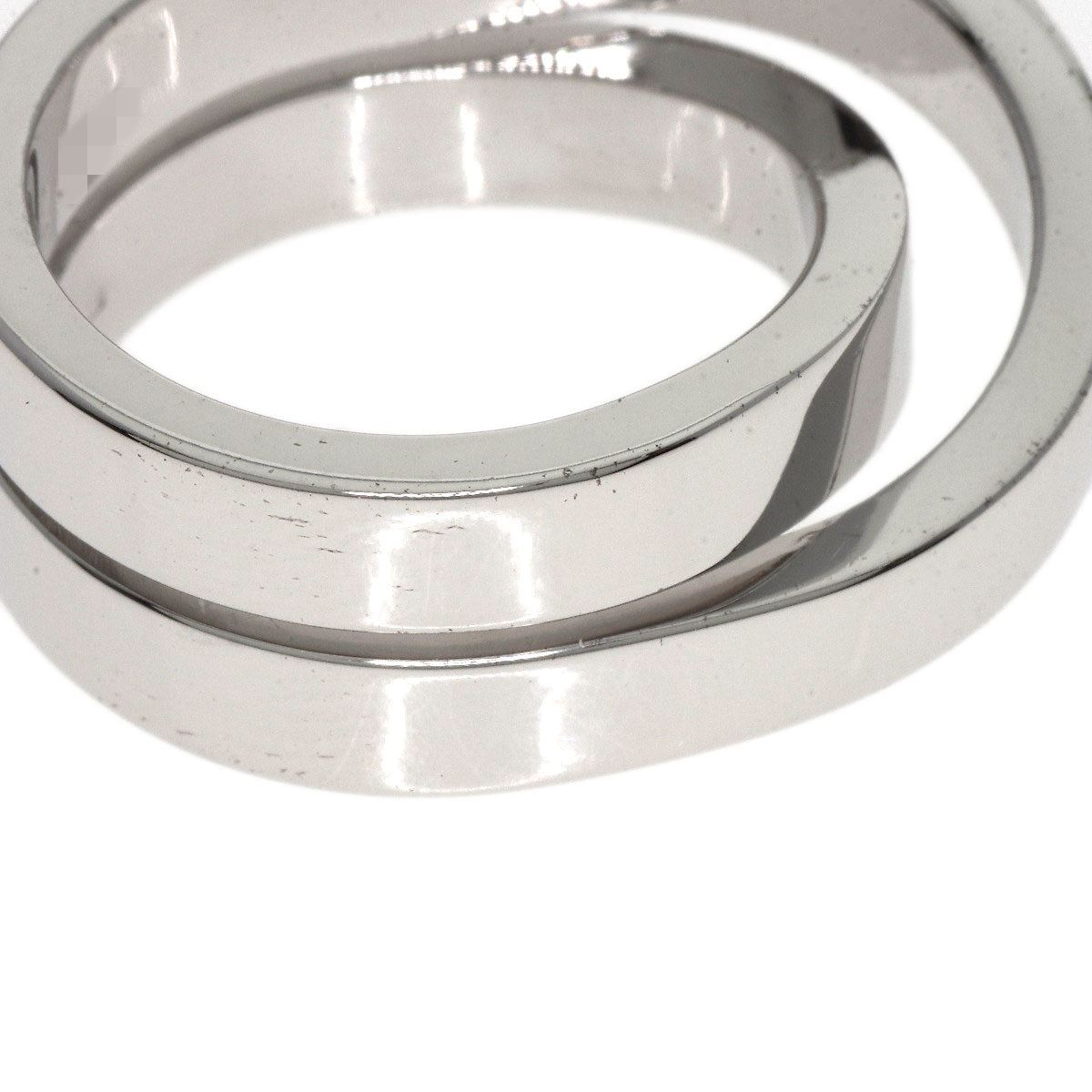 CARTIER Paris ring #48 Ring K18 White Gold Ladies [Used]