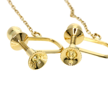 TASAKI Drop Pearl Earring K18 Yellow Gold Ladies [Used]