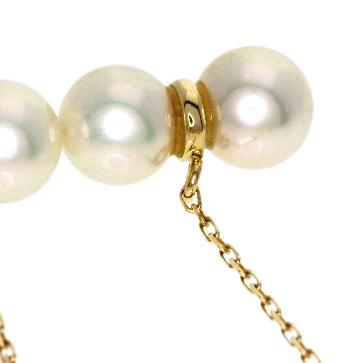 TASAKI Drop Pearl Earring K18 Yellow Gold Ladies [Used]