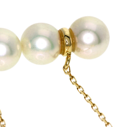 TASAKI Drop Pearl Earring K18 Yellow Gold Ladies [Used]
