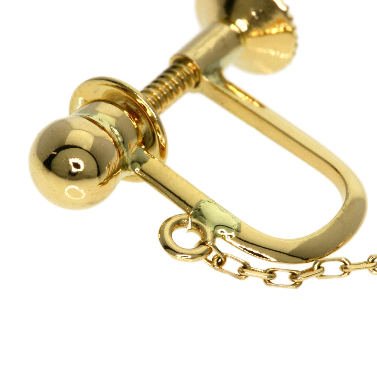 TASAKI Drop Pearl Earring K18 Yellow Gold Ladies [Used]