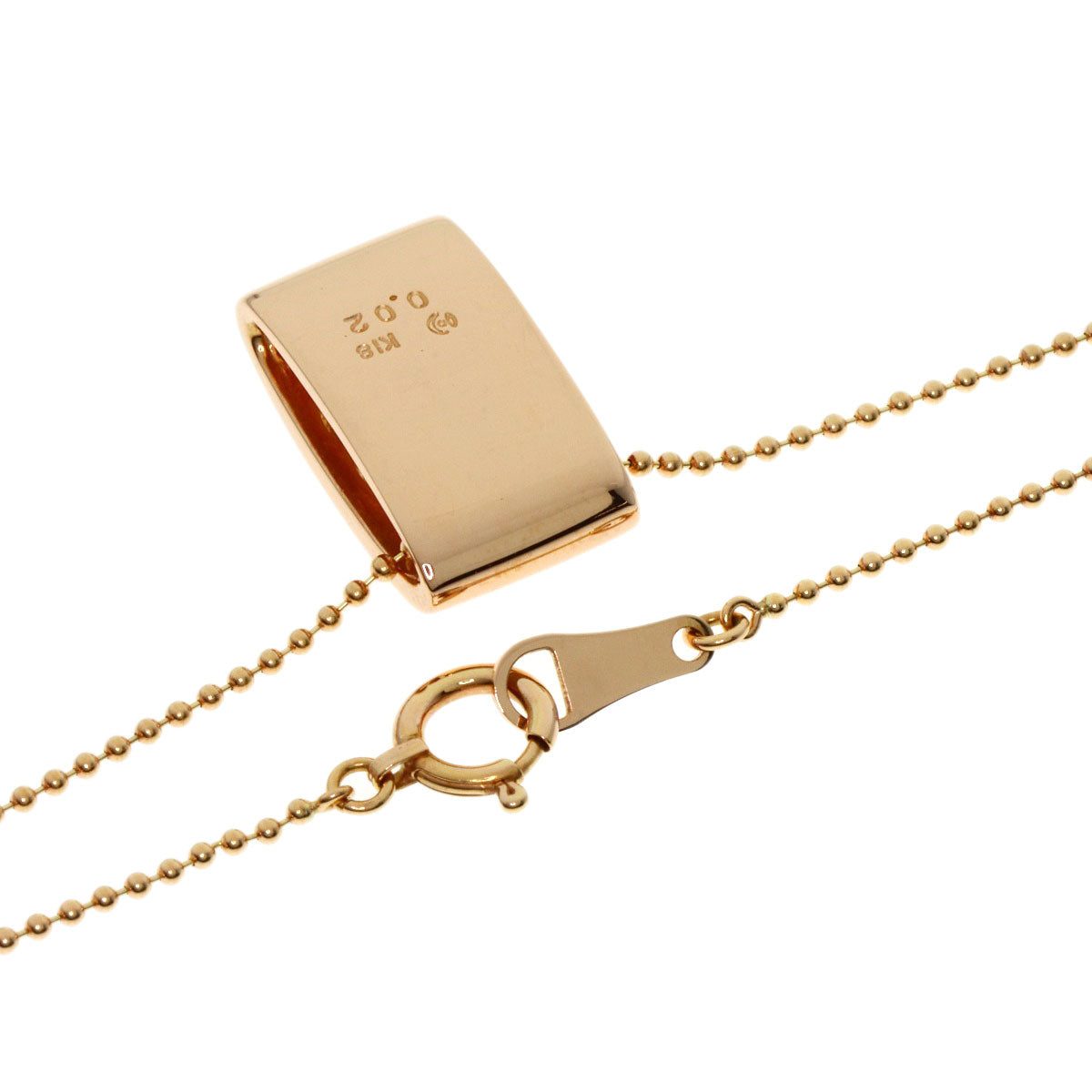 TASAKI Pink Sapphire Diamond Necklace K18 Pink Gold Ladies [Used]