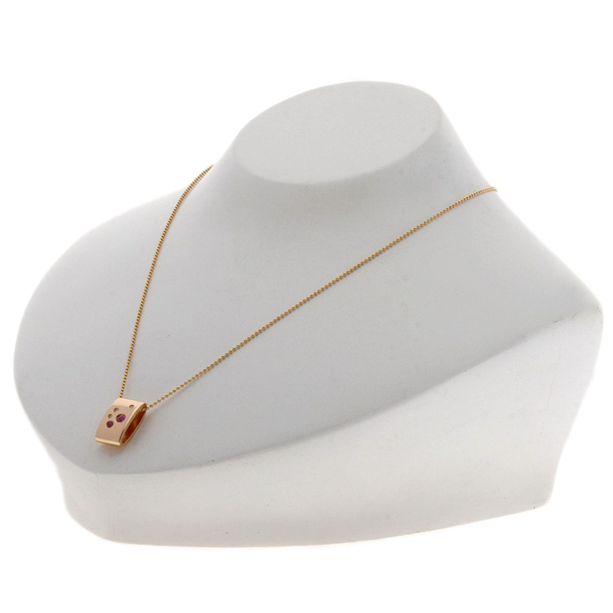 TASAKI Pink Sapphire Diamond Necklace K18 Pink Gold Ladies [Used]