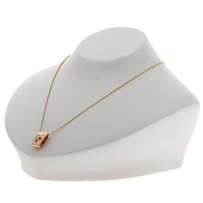 TASAKI Pink Sapphire Diamond Necklace K18 Pink Gold Ladies [Used]