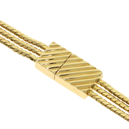 MIKIMOTO Pearl Pearl Ruby Sapphire Diamond Necklace K18 Yellow Gold Ladies [Used]