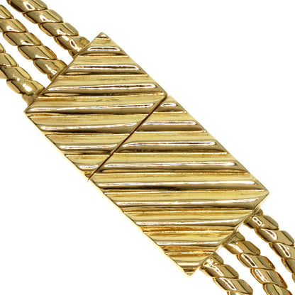 MIKIMOTO Pearl Pearl Ruby Sapphire Diamond Necklace K18 Yellow Gold Ladies [Used]